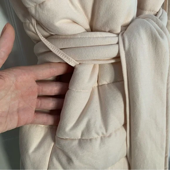 NWT Organic Duvet Robe Love & Lore, Pink Small / Medium - Picture 11 of 17